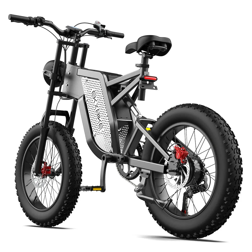 EKX X20 Electric Bicycle 35AH 2000W 48V Adult Mountain Ebike 20 Inch Mountain Moped Men's Road Hydraulic Oil Brake Electric Bike