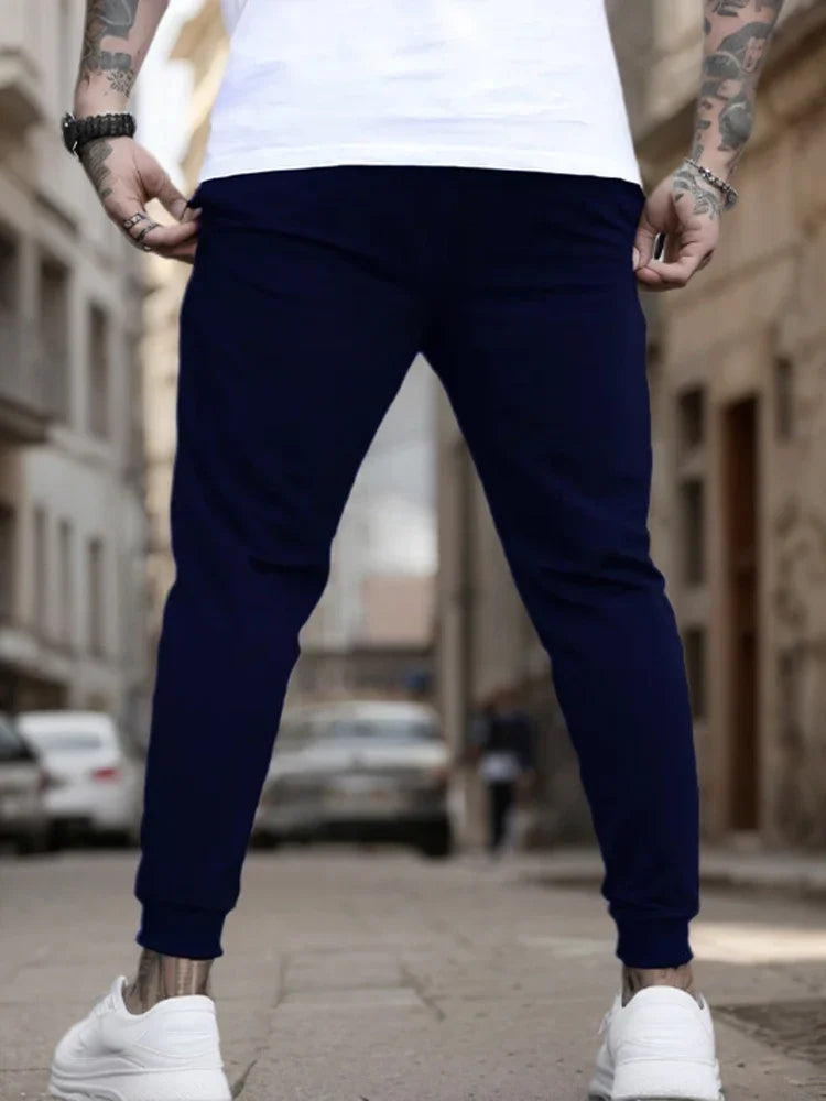Summer Men's Joggers Ideal for Running Fitness Breathable Sweatpants for Workout Fashion Casual Trousers