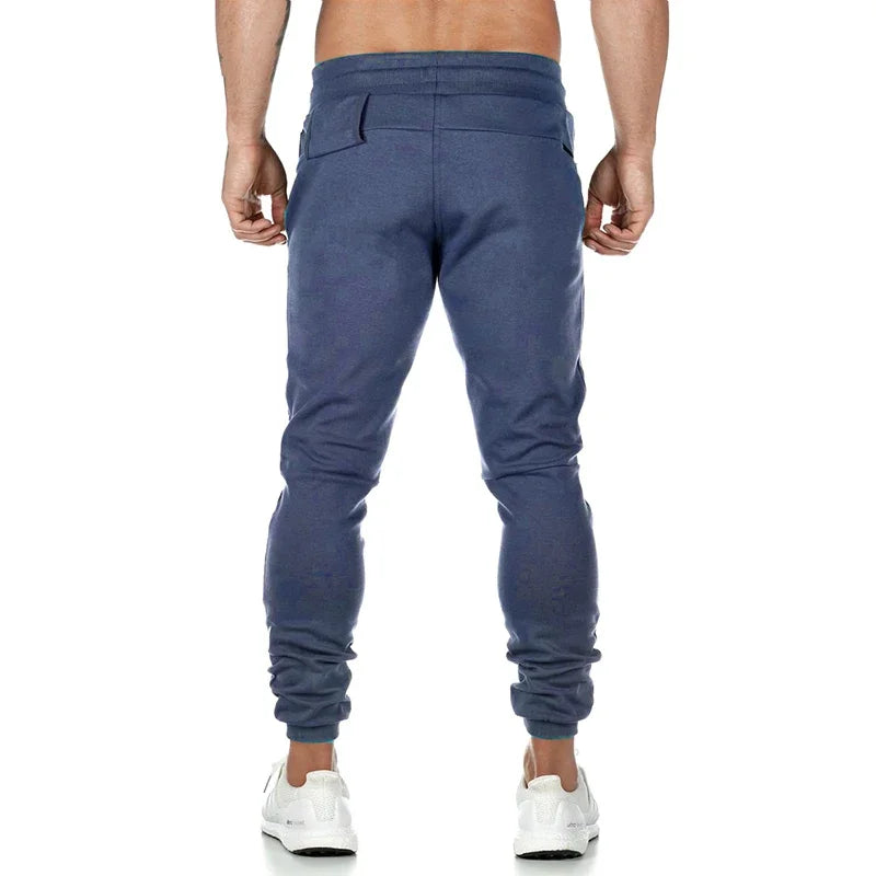 Men's Lightweight Gym Jogger Pants Breathable Hiking Jogging Runing Stretch Exercise Workout Sweatpants with Zipper Pocket Pants