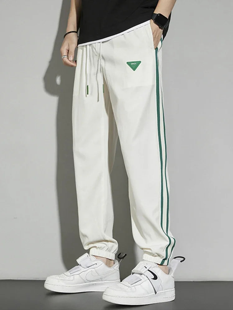 Joggers Streetwear Casual Side Stripe Pants Mens Fitness Sportswear Bottoms Loose Sweatpants Gyms Trousers Track pantalones