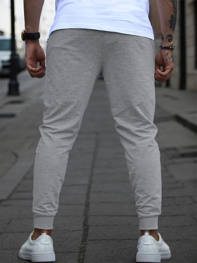 Summer Men's Joggers Ideal for Running Fitness Breathable Sweatpants for Workout Fashion Casual Trousers