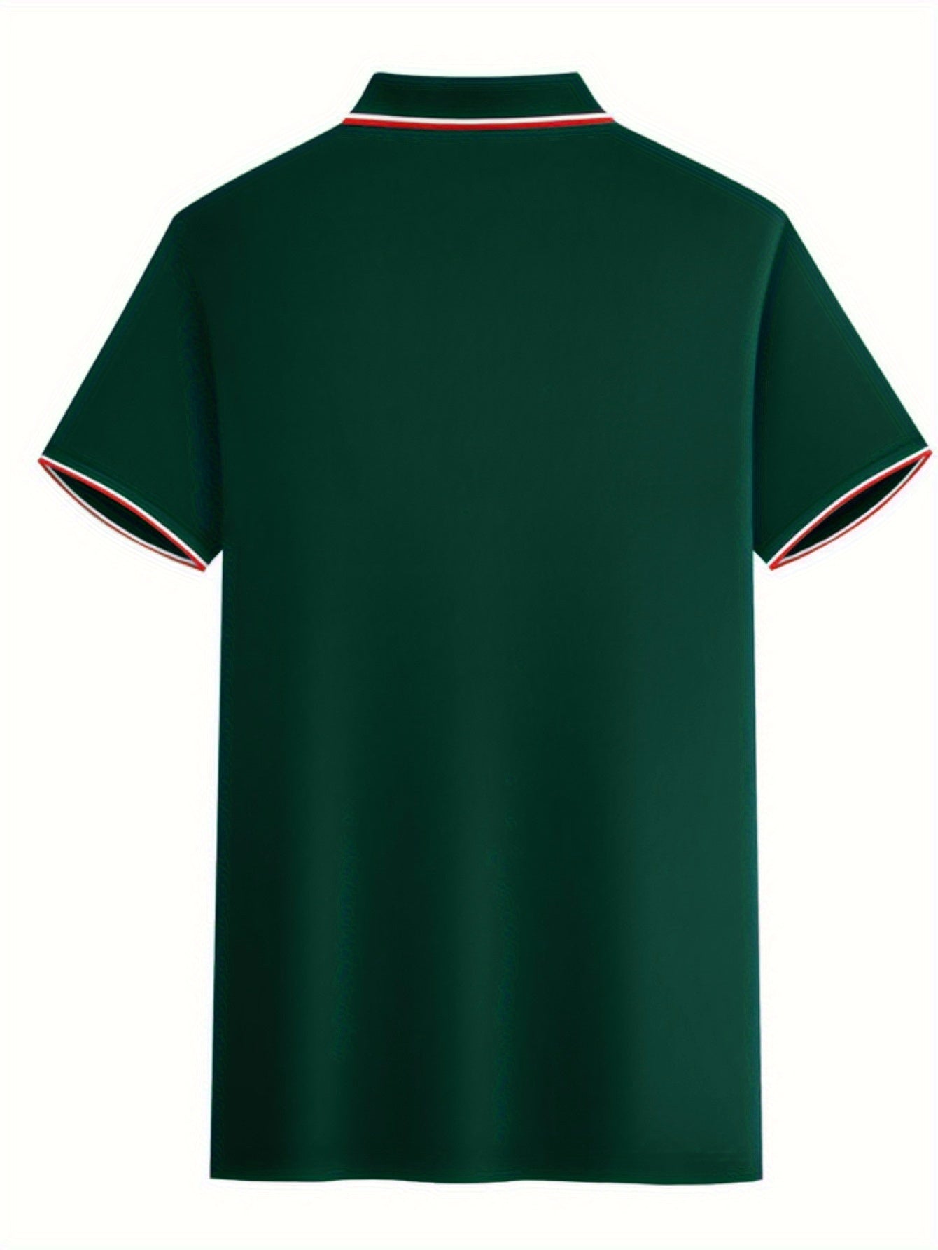 Men'S Stylish Black Polo Shirt with "PARIS" Print - Red & White Stripes, Casual Summer Wear, Breathable & Comfortable, Perfect for Outdoor Activities & Casual Events, Casual Summer Shirt|Stylish Casualwear|Comfortable Fit