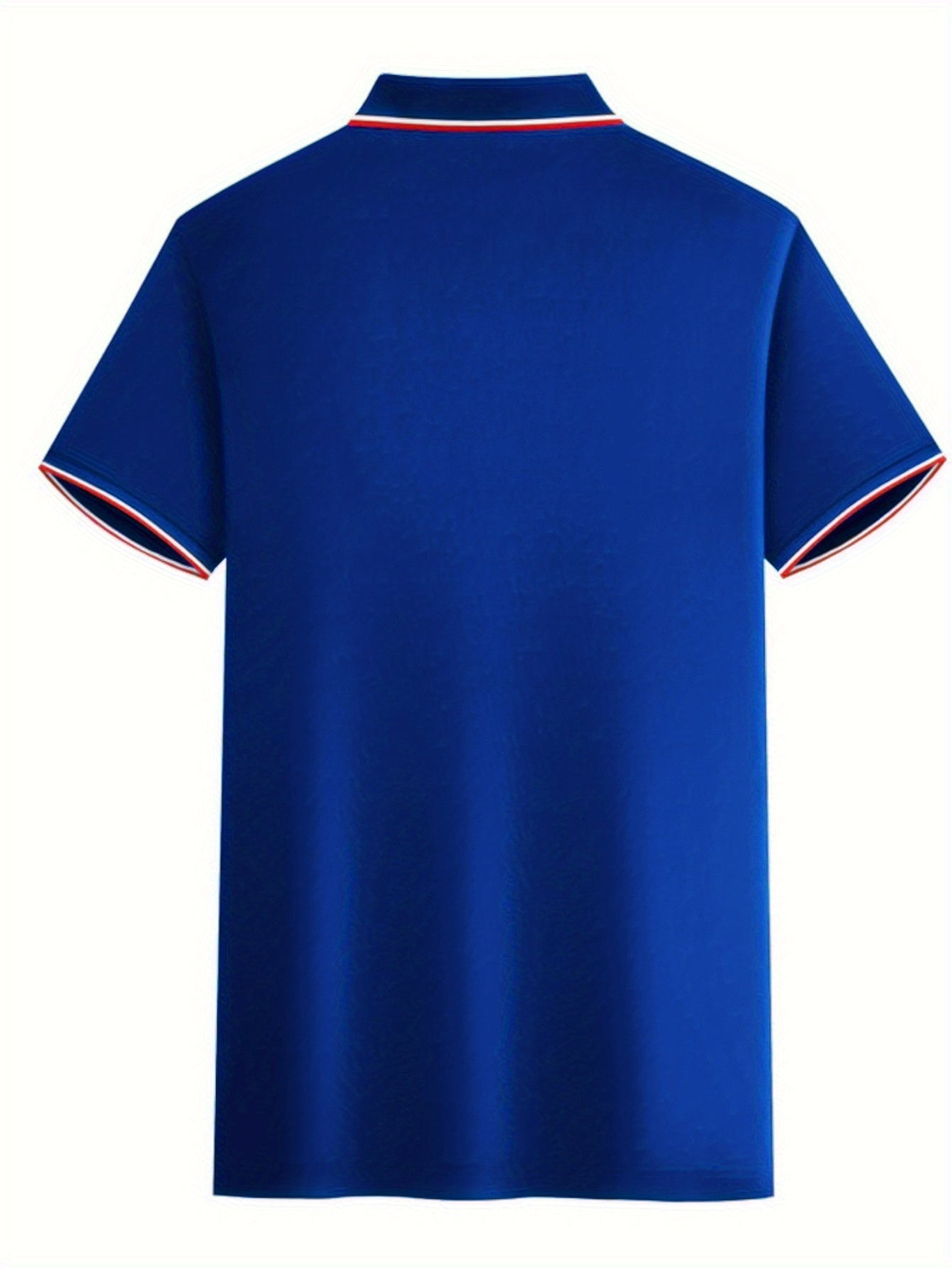 Men'S Stylish Black Polo Shirt with "PARIS" Print - Red & White Stripes, Casual Summer Wear, Breathable & Comfortable, Perfect for Outdoor Activities & Casual Events, Casual Summer Shirt|Stylish Casualwear|Comfortable Fit