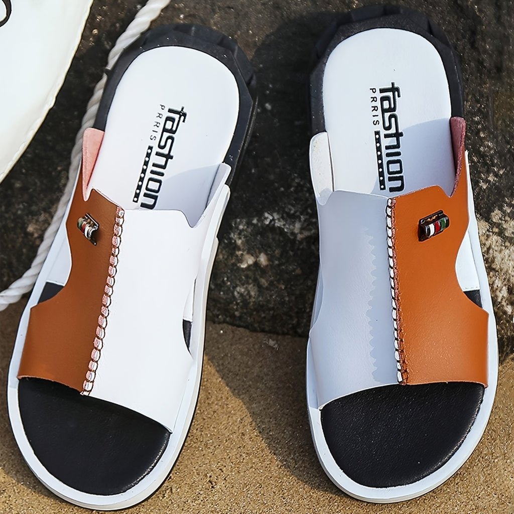 [Unique Men's Shoes] New Men's Slippers | 2025 Spring/Summer, Fashionable, Comfortable, Large Sizes, Outdoor Beach Shoes