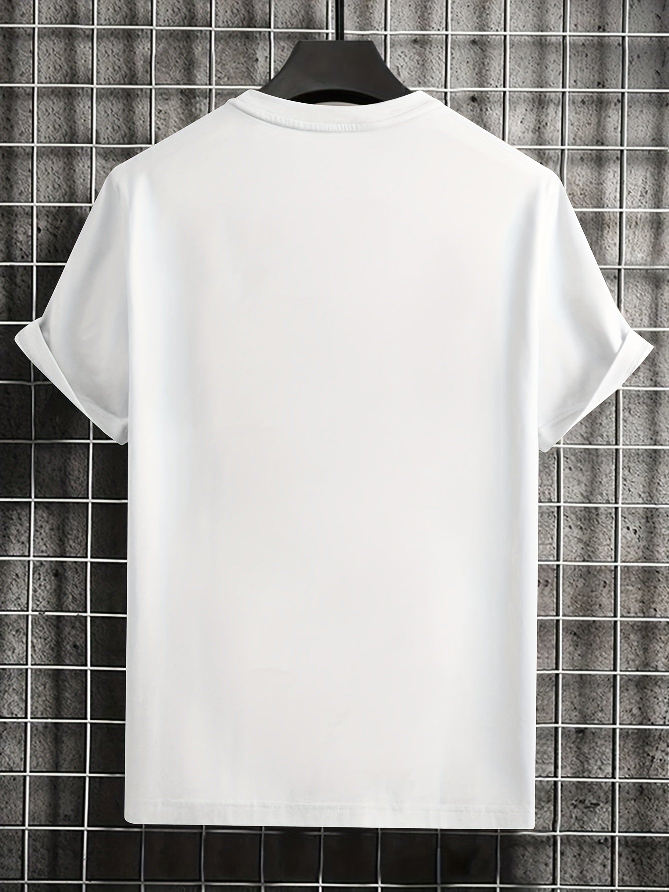 Paris Tower Printed Men's Casual Trendy Fashion Crew Neck T-shirt