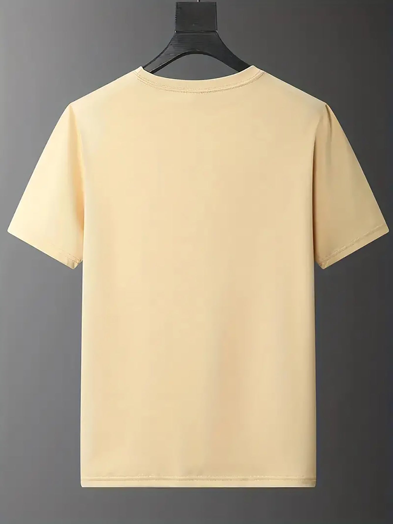 [Calvin T-Shirt] Calvin Men's Casual Short-Sleeve T-Shirt | Navy Blue Bold CALVIN Letter Print, Glossy Finish, Regular Fit Round Neck, Machine Washable All-Season Comfort, Easycare Clothing, Minimalistic Design, Smooth Textur