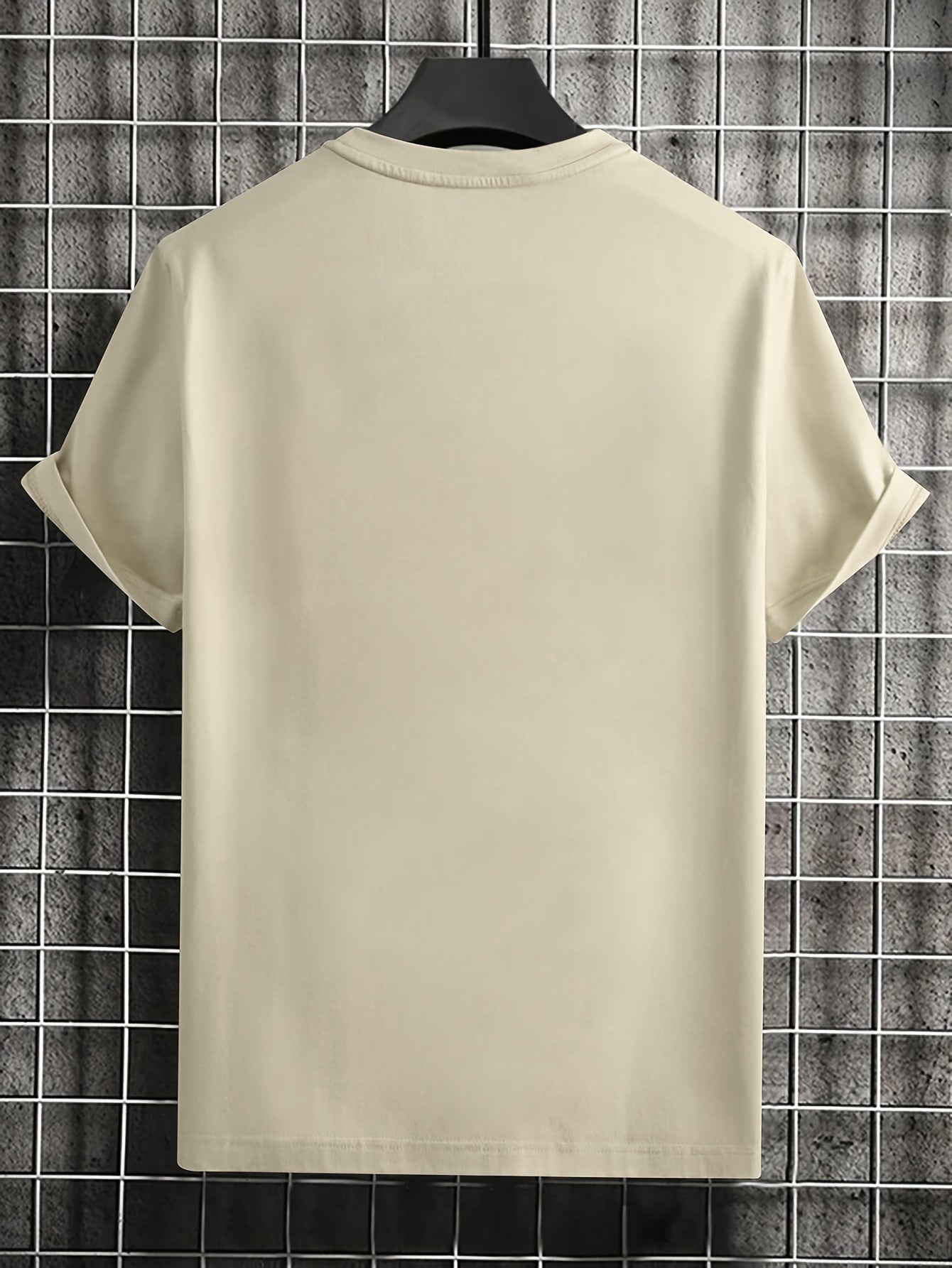Vibrant Paris Print Short Sleeve Crew Neck T-Shirt - Comfort Fit, Stylish Streetwear, Soft Fabric, Breathable, Moisture-Wicking, Daily Wear Essential for Men - Perfect for Spring and Summer