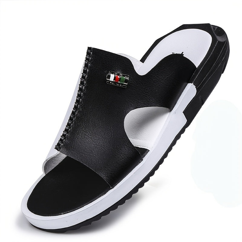 [Unique Men's Shoes] New Men's Slippers | 2025 Spring/Summer, Fashionable, Comfortable, Large Sizes, Outdoor Beach Shoes
