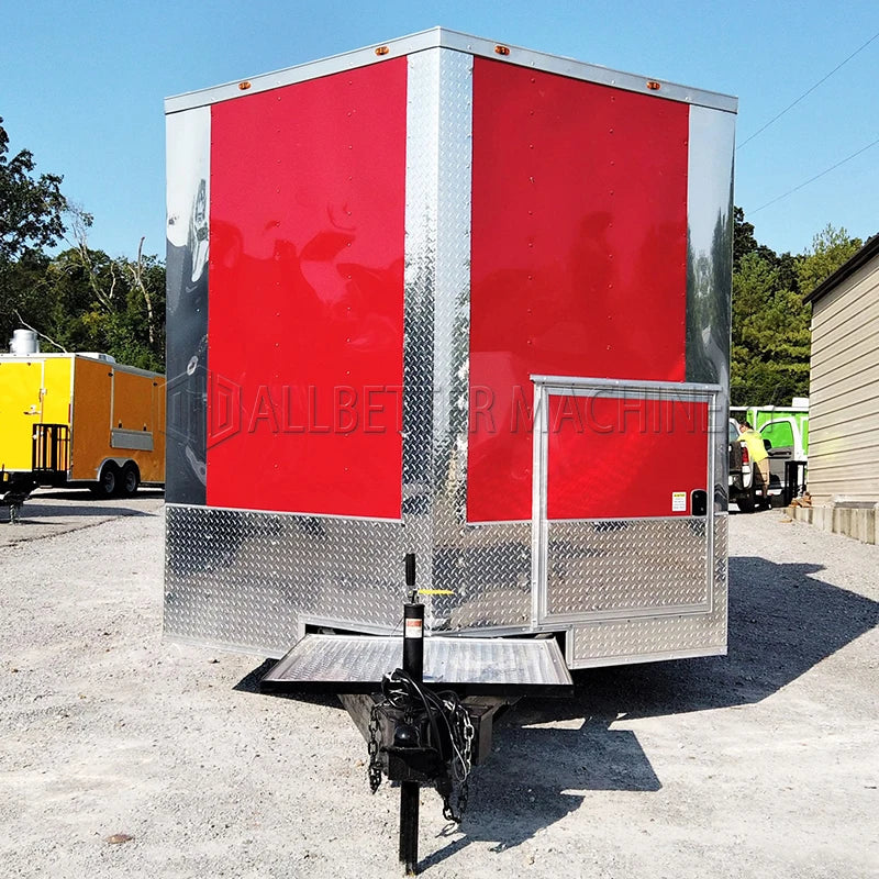 Allbetter Fully Equipped Food Truck for Sale Europe Customized Concession Food Trailer Coffee Vending Cart Catering Trailer