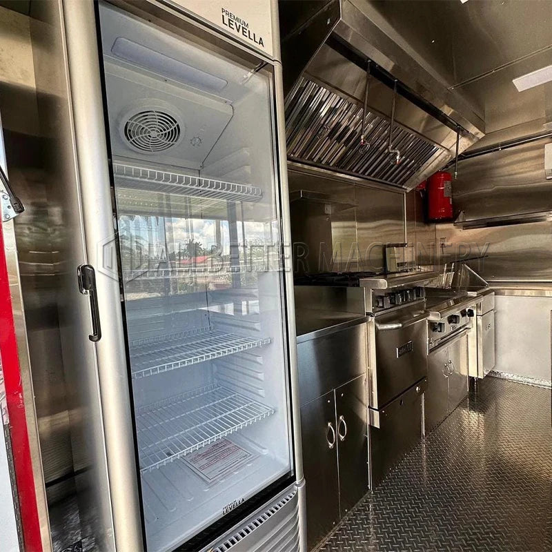 Allbetter 2024 New Luxury Multifunction Sales Vending Truck Mobile Food Truck Street Fast Food Food Trailer European Standard