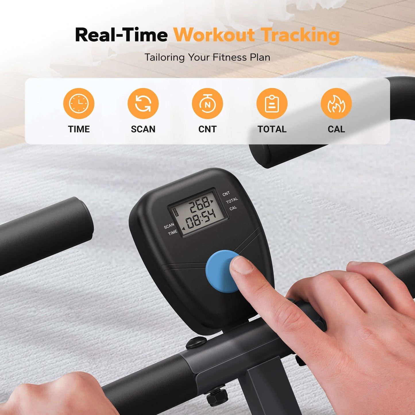 MERACH Squat Machine 2in1 Squat Rowing Machine. Foldable Exercise Equipment Glute Trainer Machine Glutes Leg Home Fit