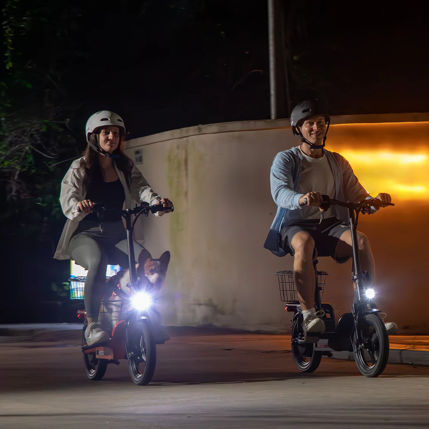 HEZZO T3 Escooter 14Inch 48V 500W Pet-Friendly Foldable Commute Scooter 15AH Lithium 60Km Moped With Basket EU UK US Warehouse