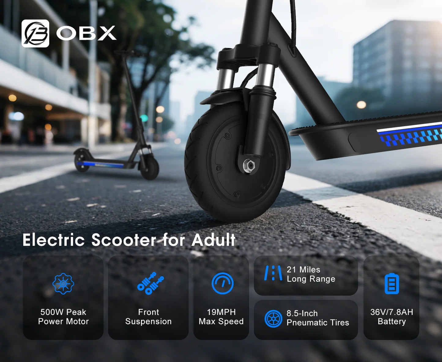 ES8501-QJ-US Adult Electric Scooter Moped Foldable E-Scooter Wholesale Dualtron Fast Electronic Model with Cheap Prices