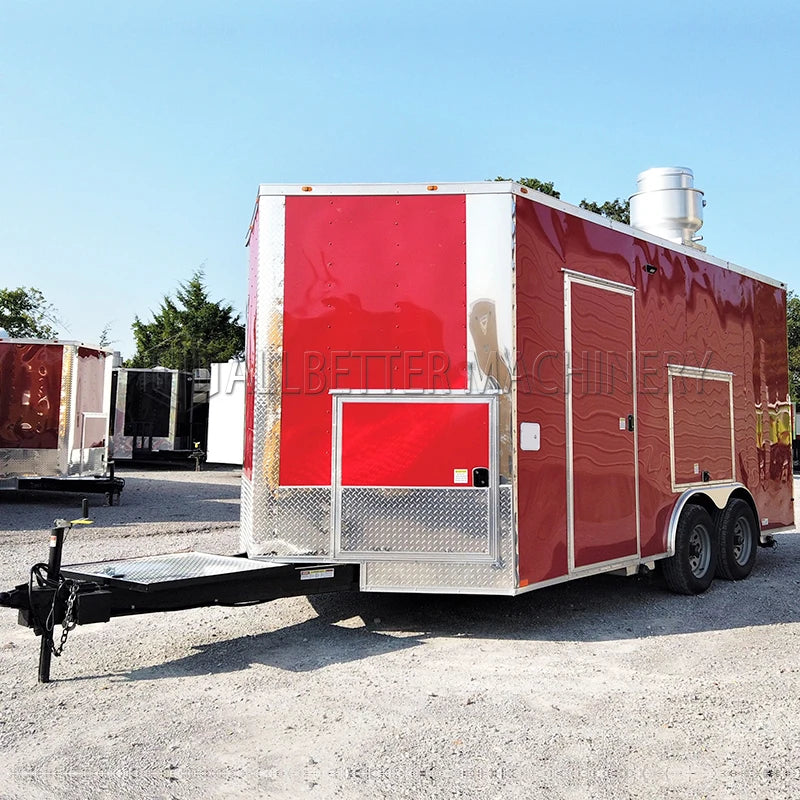 Allbetter Fully Equipped Food Truck for Sale Europe Customized Concession Food Trailer Coffee Vending Cart Catering Trailer