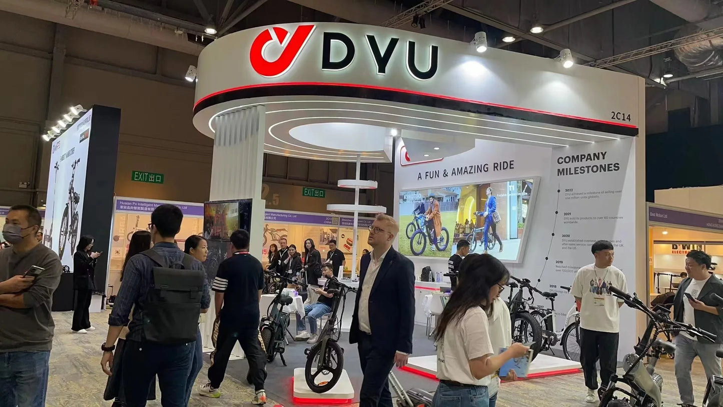 20 Inch DYU EU UK Warehouse Stock Moped Style Stealth Bomber Bicycle Folding Cheap Cycle Electric E Bike for Sale Ebike