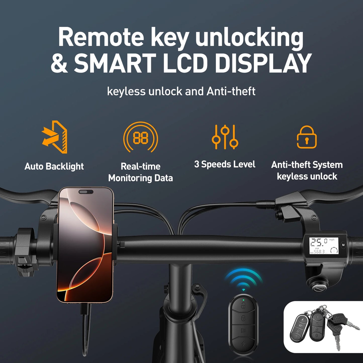 Aairsk US Stock Warehouse E Bike 14 Inch 500W 15AH Moped Style Electric Bike Electrically Leisure Ebike