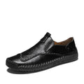 Men's Loafers Driving Shoes Penny Loafer Flats Leather Low-top Slip on Flat Heeled Pull on Handmade Casual Leisure Business