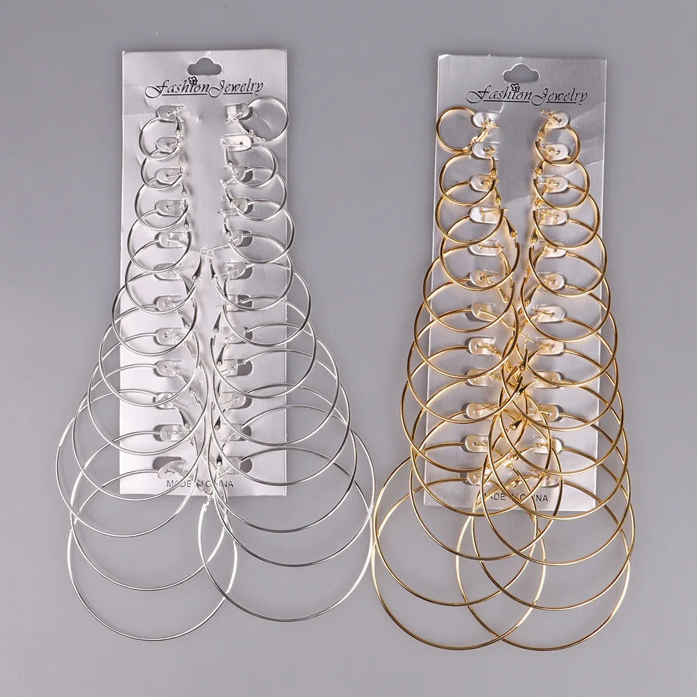 silver hoop Earrings. Different sizes Available for your taste