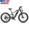 New Upgrade Mountain Style Moped 1000W 48V 17Ah Colorful Display 7 Speed Hydraulic Disc Brake Electric Mountain Bike