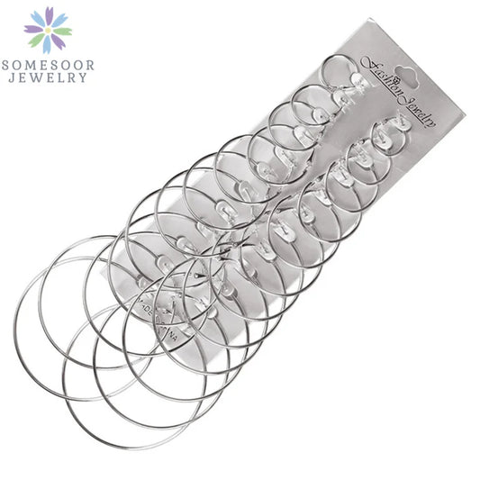 silver hoop Earrings. Different sizes Available for your taste