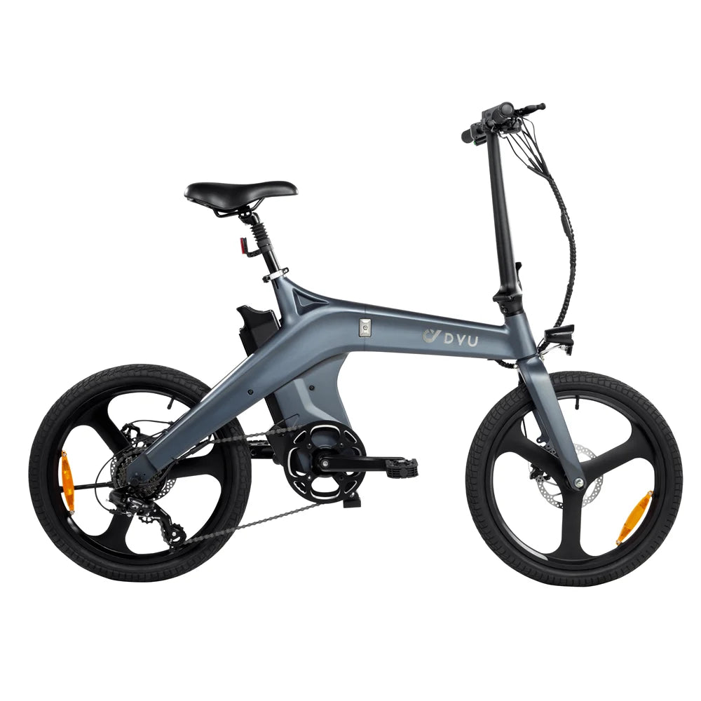 20 Inch DYU EU UK Warehouse Stock Moped Style Stealth Bomber Bicycle Folding Cheap Cycle Electric E Bike for Sale Ebike