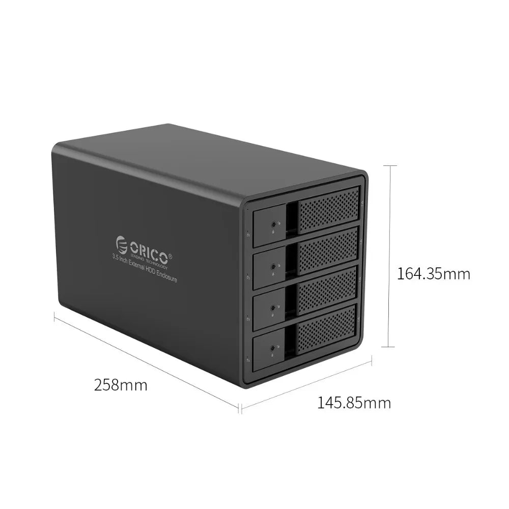 ORICO 35 Series 5 Bay HDD Docking Station With Dual Chip 150W Built-in Power Hard Drive Case for Altcoins Mining