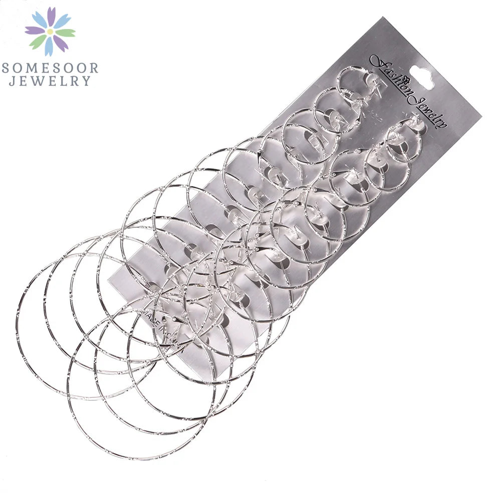 silver hoop Earrings. Different sizes Available for your taste