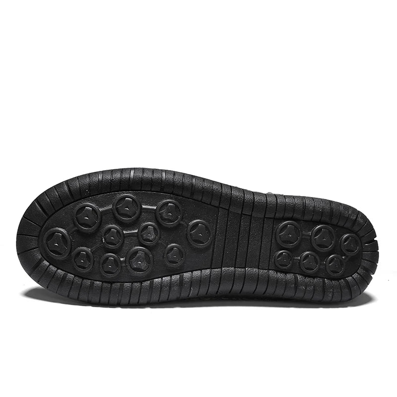 Men's Loafers Driving Shoes Penny Loafer Flats Leather Low-top Slip on Flat Heeled Pull on Handmade Casual Leisure Business