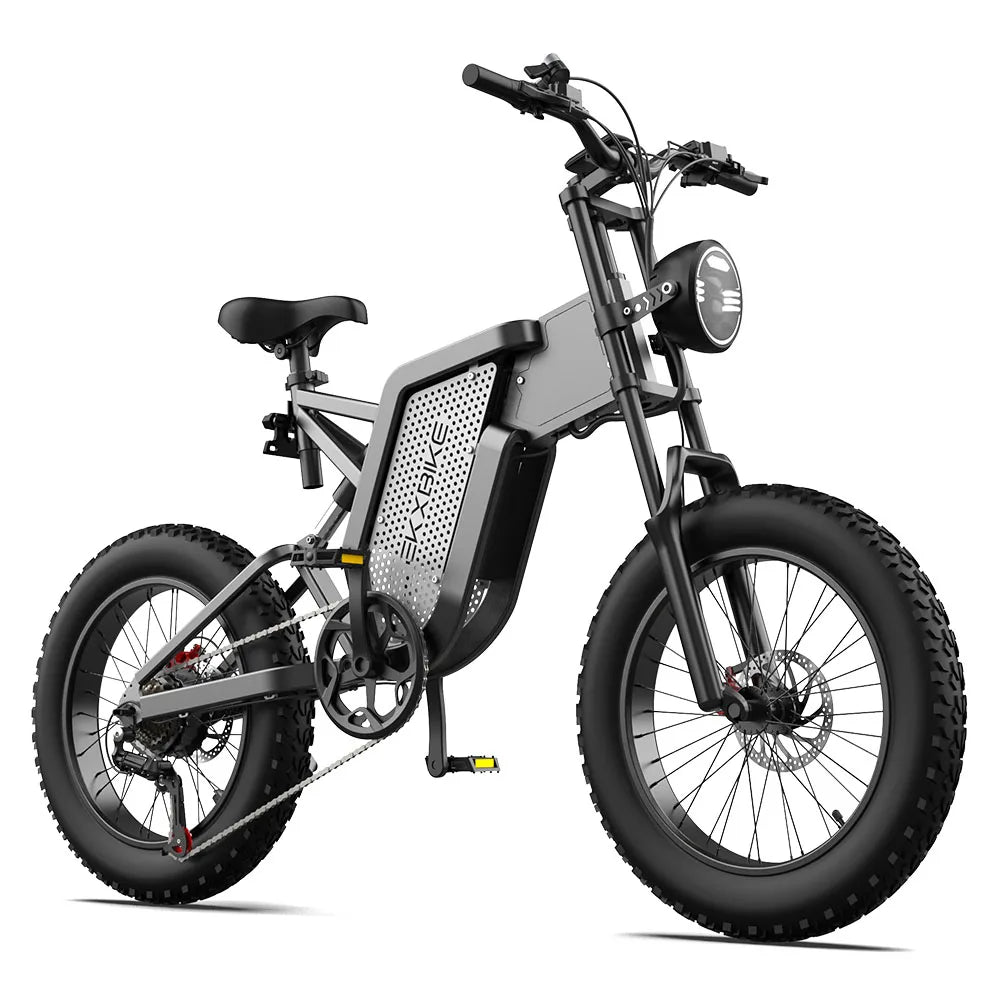EKX X20 Electric Bicycle 35AH 2000W 48V Adult Mountain Ebike 20 Inch Mountain Moped Men's Road Hydraulic Oil Brake Electric Bike