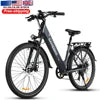 SAMEBIKE Overseas Warehouse with basket 36V 15Ah 26'' Lithium Battery Moped Style Spoke Rim Electric Hybrid City Electric Bike