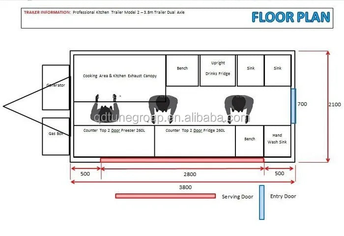 Best Selling Stainless Steel Mobile Food Truck Trailer Hot Dog Food Kiosk for Sale