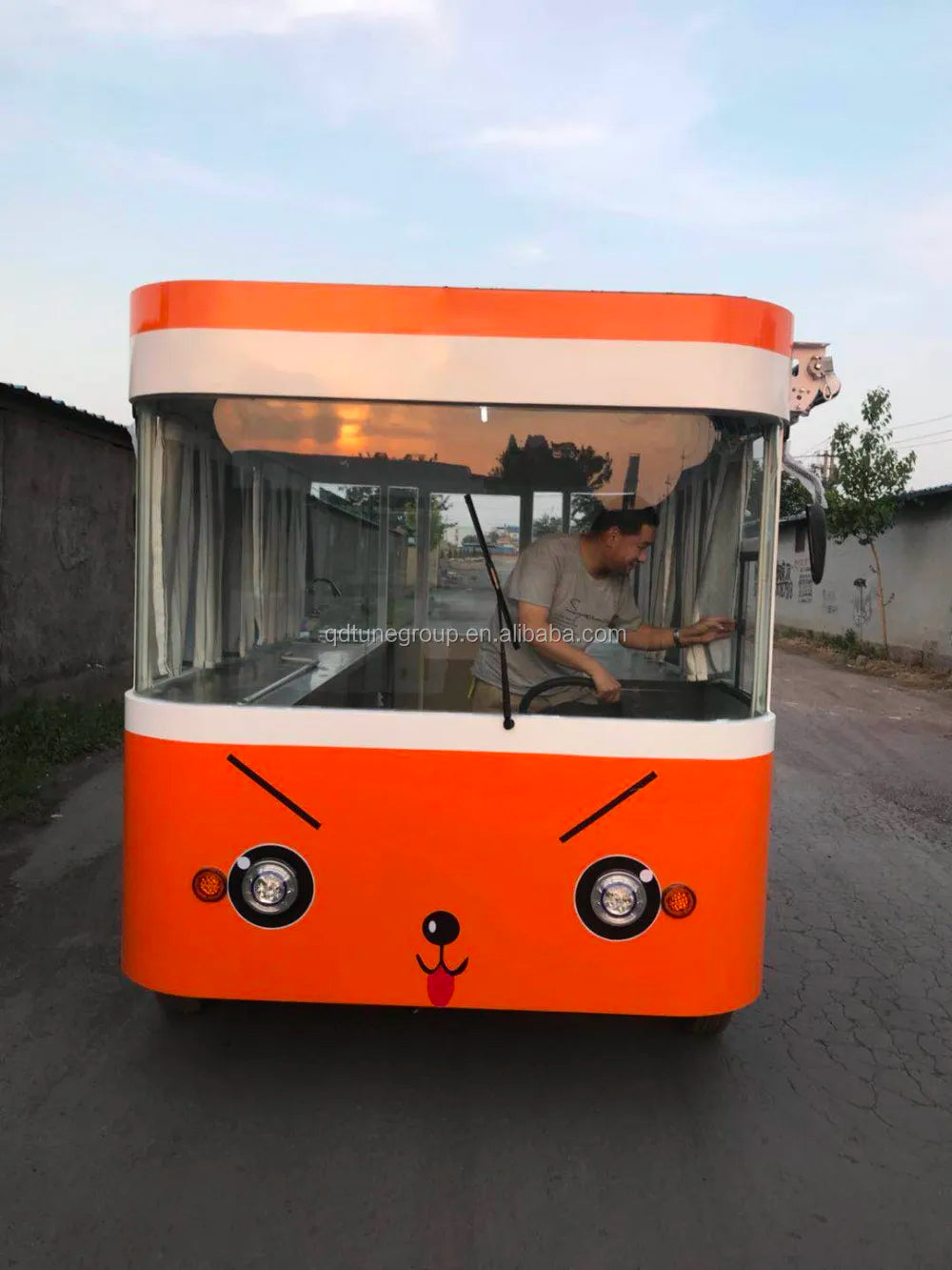 Best Selling Stainless Steel Mobile Food Truck Trailer Hot Dog Food Kiosk for Sale