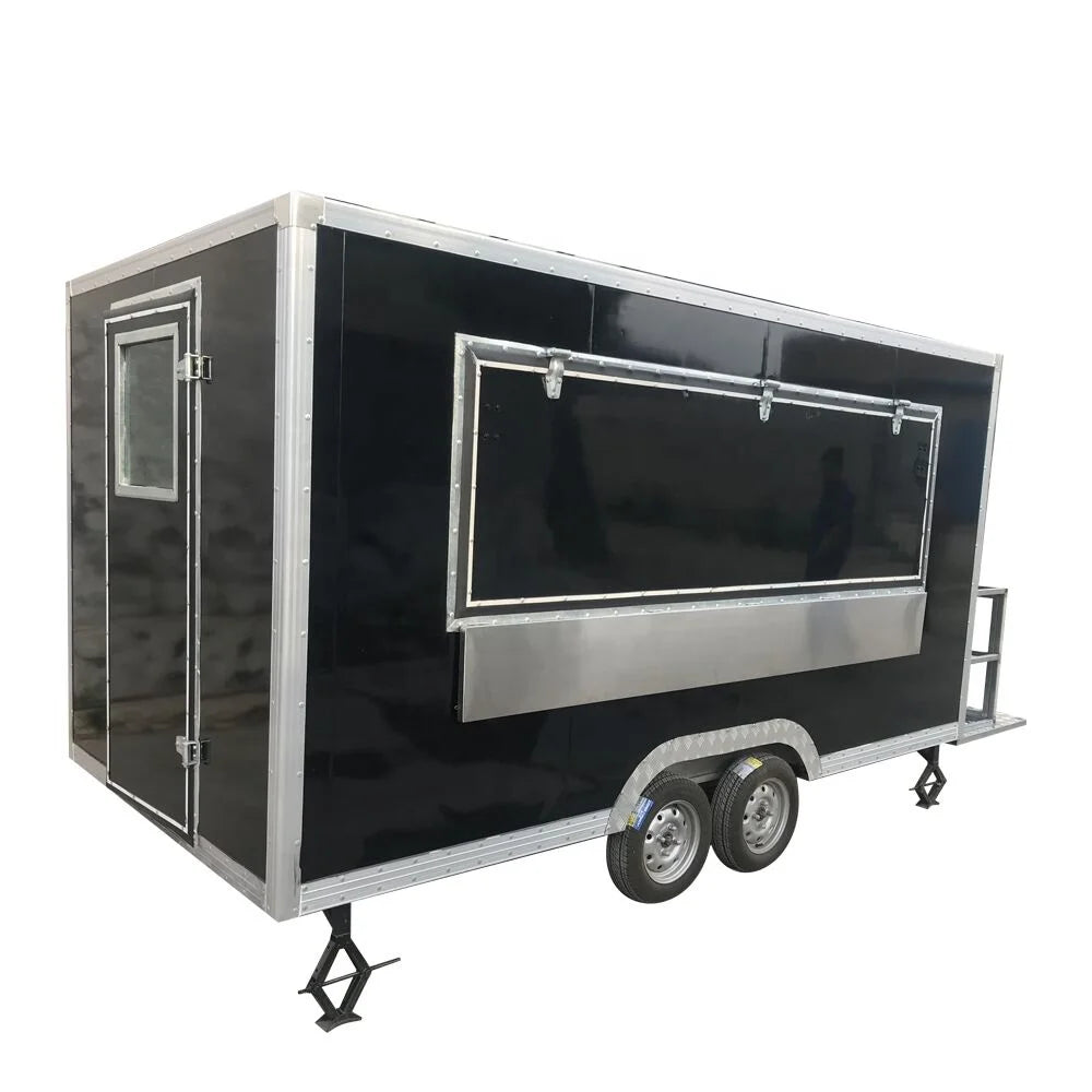 Best Selling Stainless Steel Mobile Food Truck Trailer Hot Dog Food Kiosk for Sale