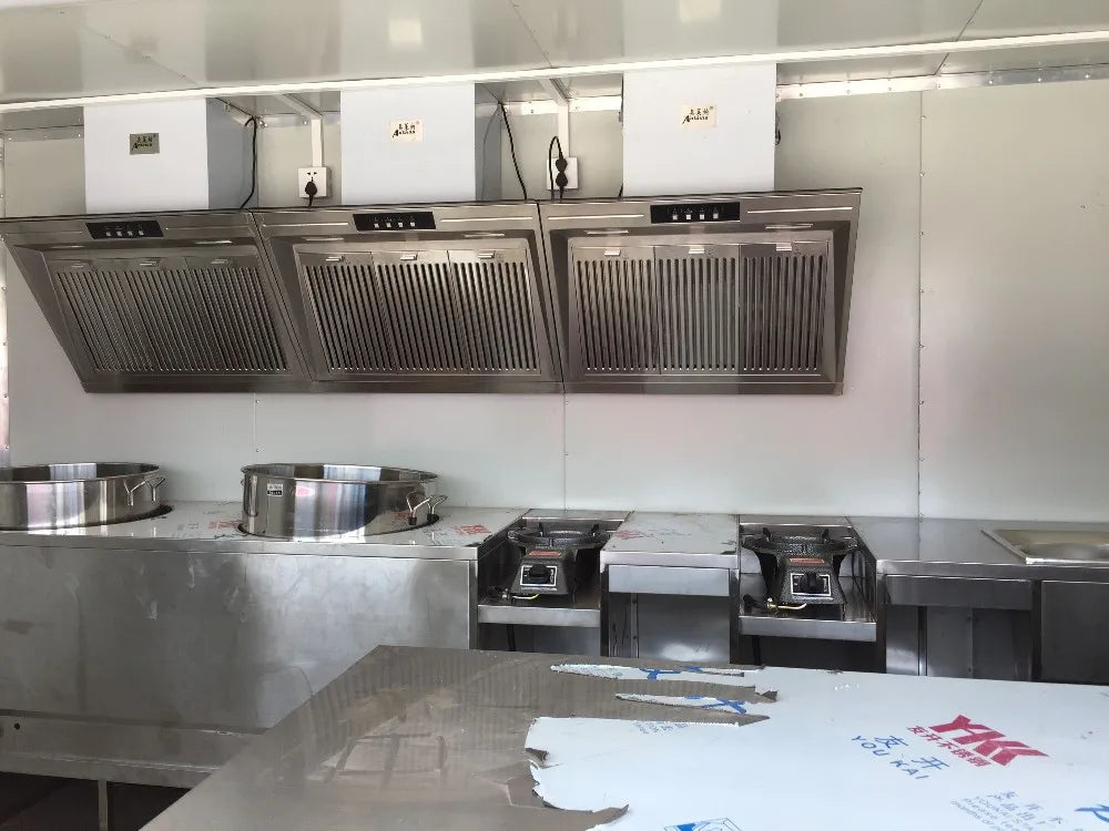 Best Selling Stainless Steel Mobile Food Truck Trailer Hot Dog Food Kiosk for Sale