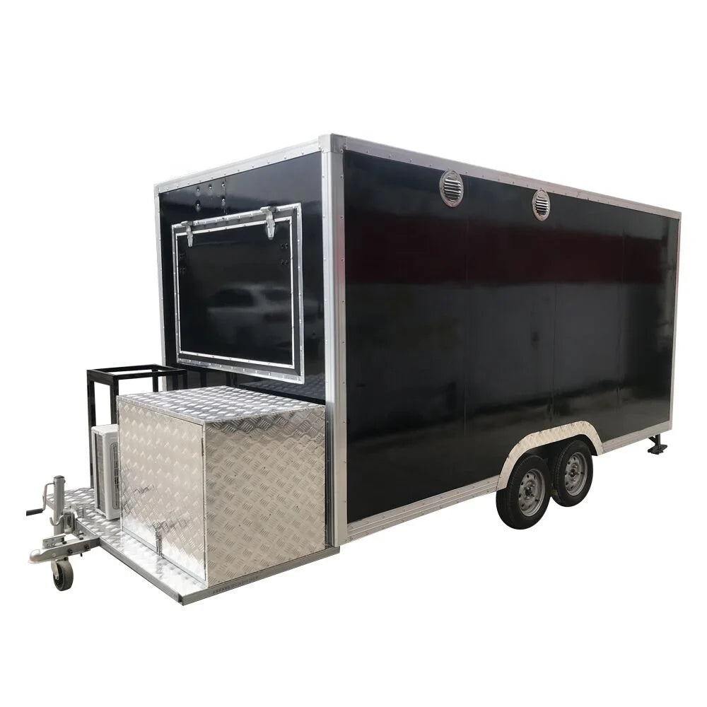 Best Selling Stainless Steel Mobile Food Truck Trailer Hot Dog Food Kiosk for Sale