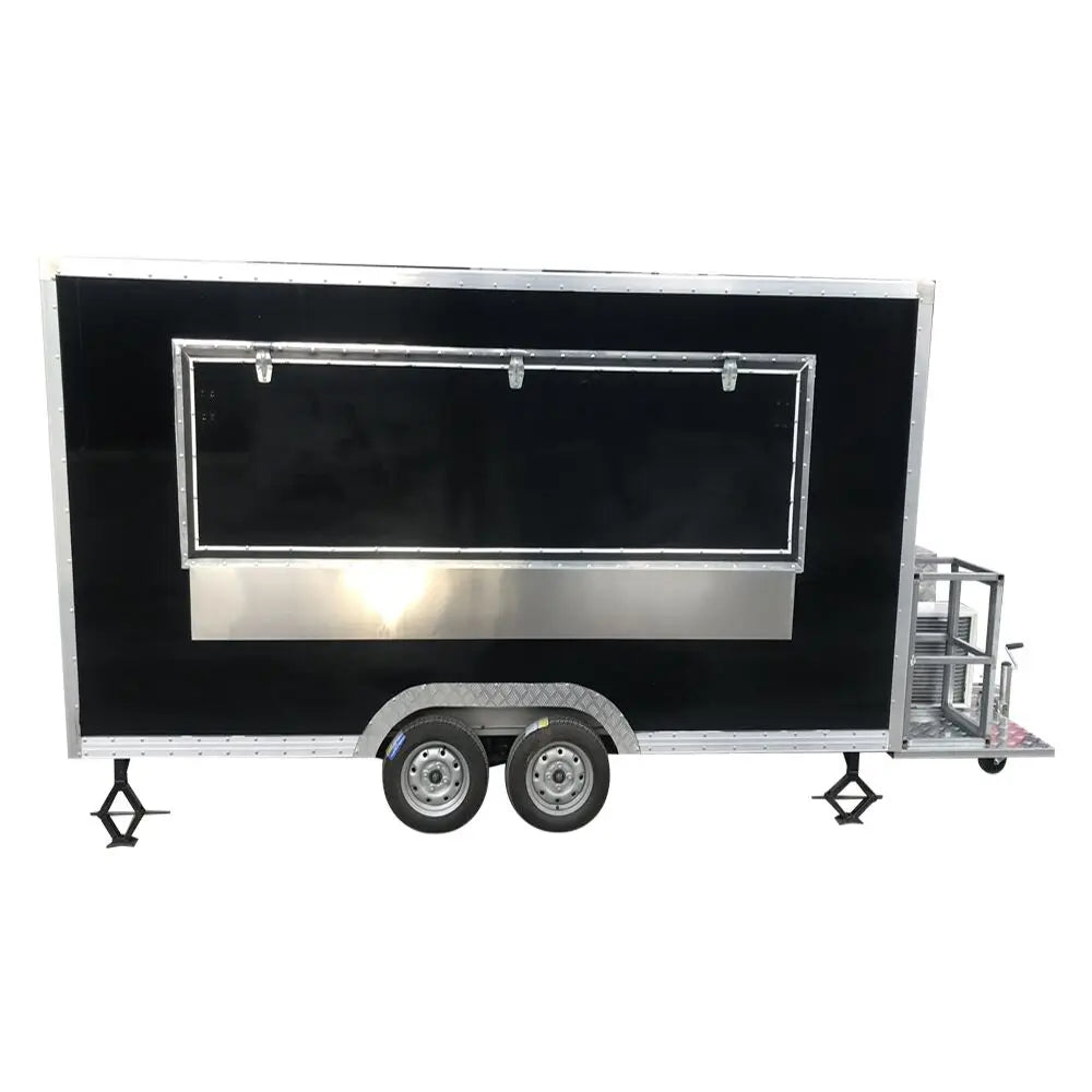 Best Selling Stainless Steel Mobile Food Truck Trailer Hot Dog Food Kiosk for Sale