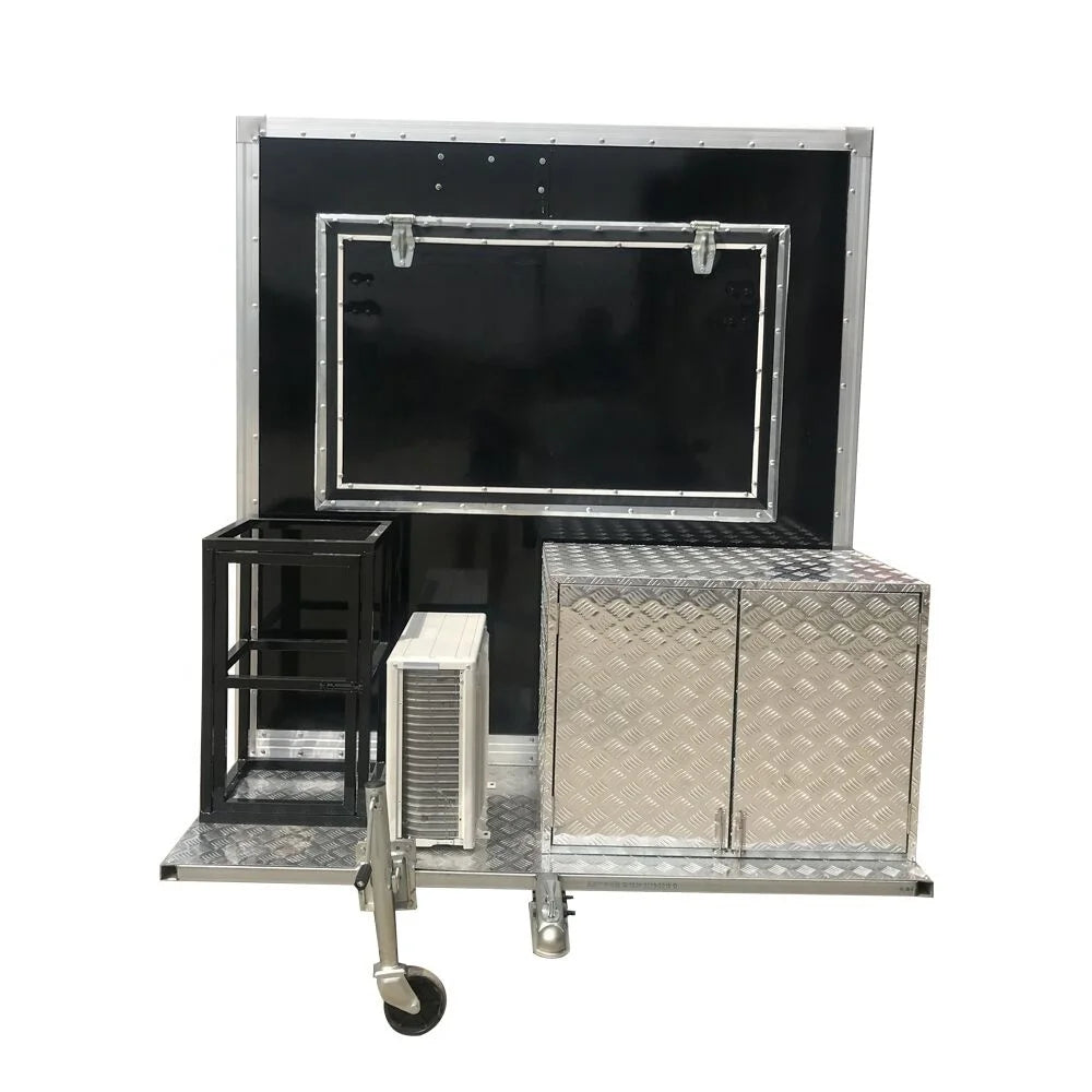 Best Selling Stainless Steel Mobile Food Truck Trailer Hot Dog Food Kiosk for Sale