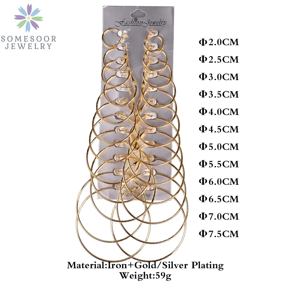 silver hoop Earrings. Different sizes Available for your taste