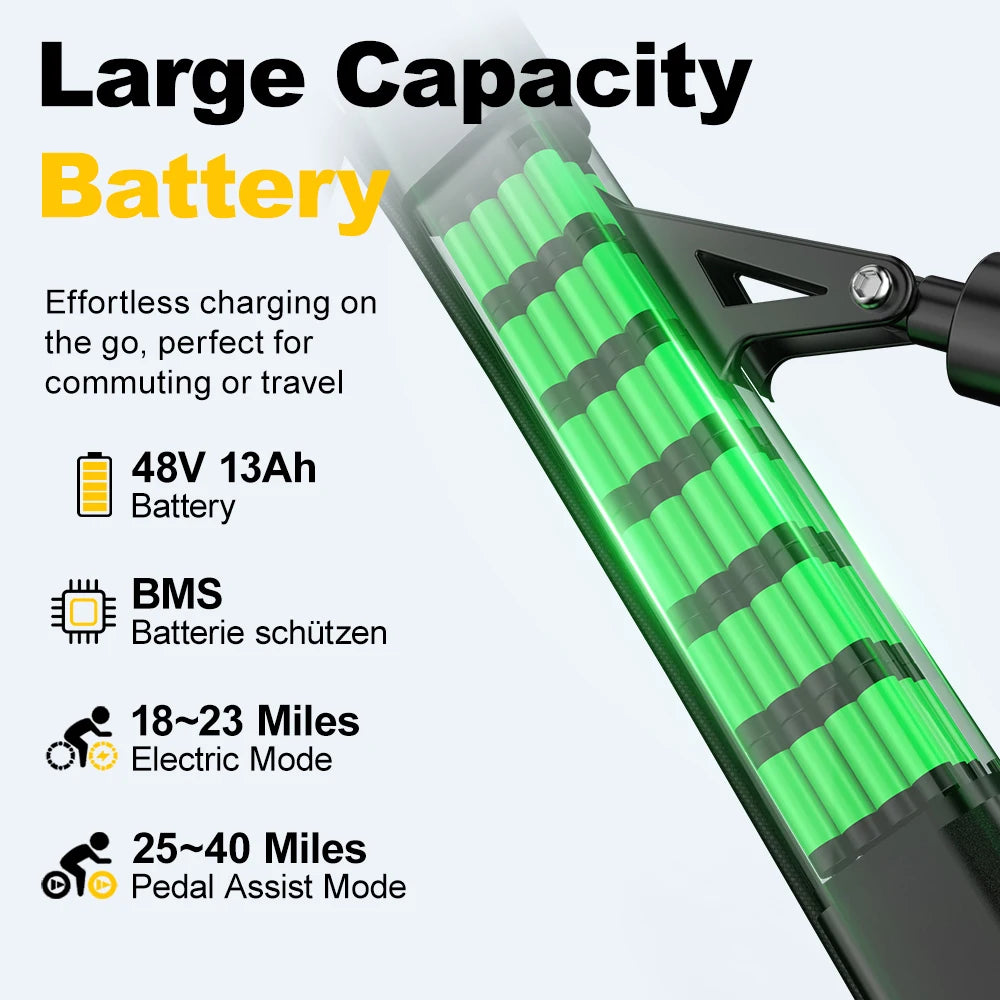 Aairsk Wholezale Moped Style Fast Electric City Bike Pedal Assist Motor Ebike 26"13AH Battery Adult Mountain Ebike