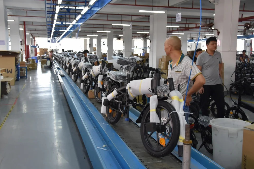 20 Inch DYU EU UK Warehouse Stock Moped Style Stealth Bomber Bicycle Folding Cheap Cycle Electric E Bike for Sale Ebike