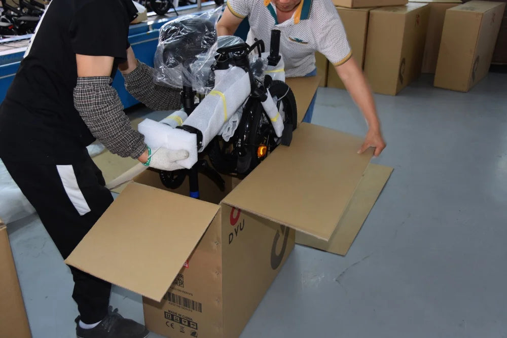 20 Inch DYU EU UK Warehouse Stock Moped Style Stealth Bomber Bicycle Folding Cheap Cycle Electric E Bike for Sale Ebike