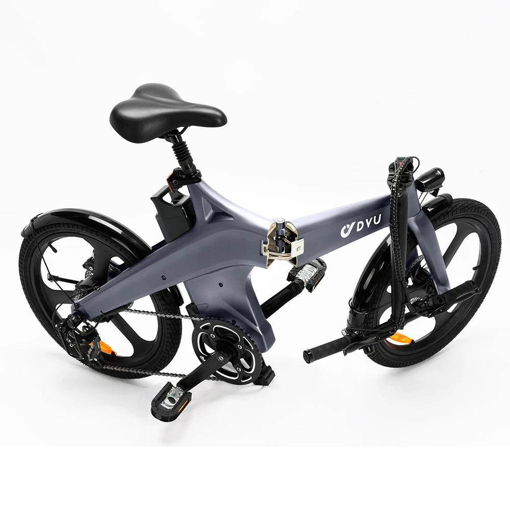 20 Inch DYU EU UK Warehouse Stock Moped Style Stealth Bomber Bicycle Folding Cheap Cycle Electric E Bike for Sale Ebike