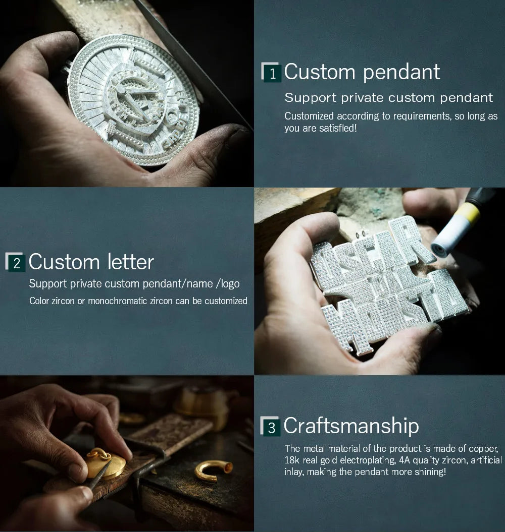 CUC Gold Color Tennis Chain 5mm 6mm 10mm One Row AAA Zircon Iced Out Necklace Link For Men Women Hip Hop Jewelry