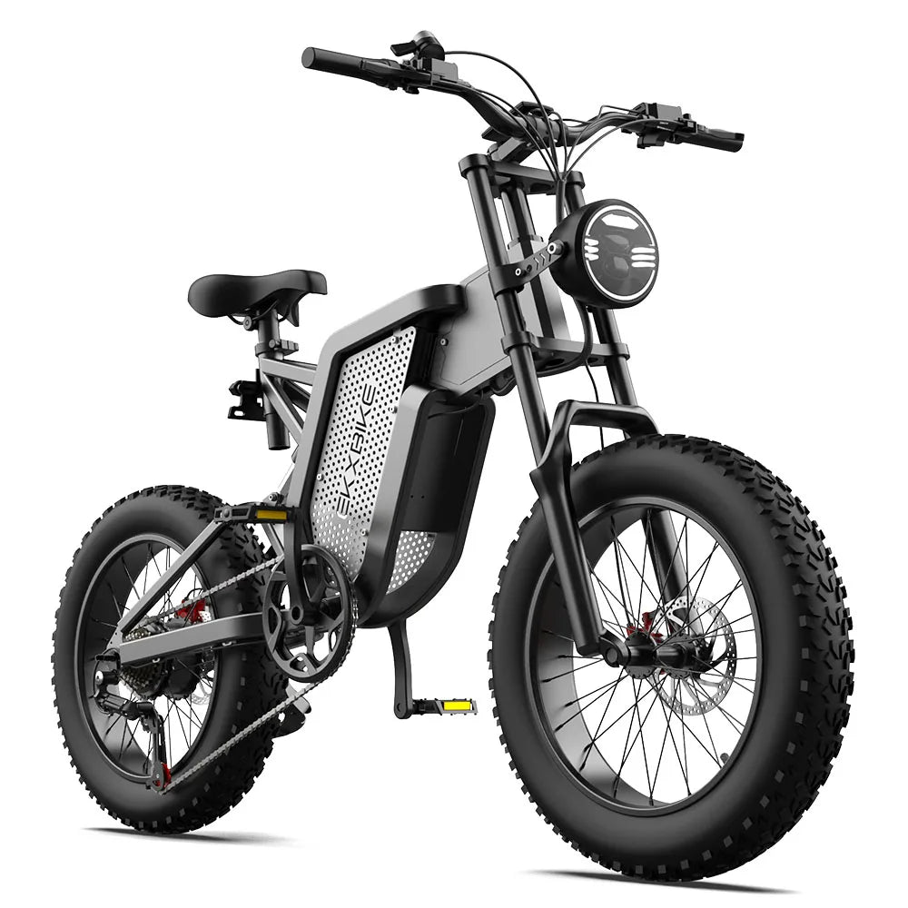 EKX X20 Electric Bicycle 35AH 2000W 48V Adult Mountain Ebike 20 Inch Mountain Moped Men's Road Hydraulic Oil Brake Electric Bike