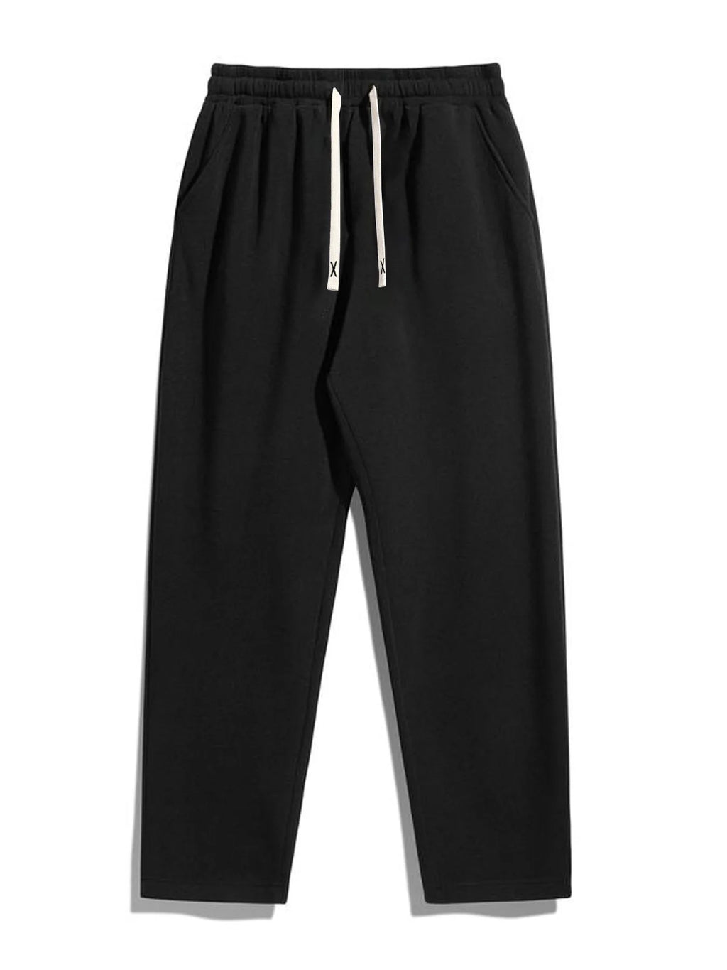 Men's 5-piece straight-leg casual sports pants, comfortable fabric, suitable for outdoor sports, shopping, and travel