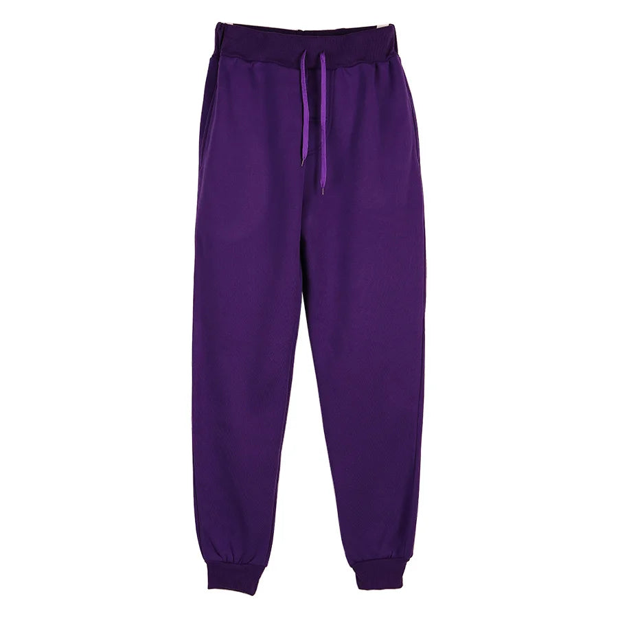 New Joggers Sweatpants Men and Women Elastic Waist Lose Casual Trousers white beige pink yellow Hip Hop Mens Sweat Pants