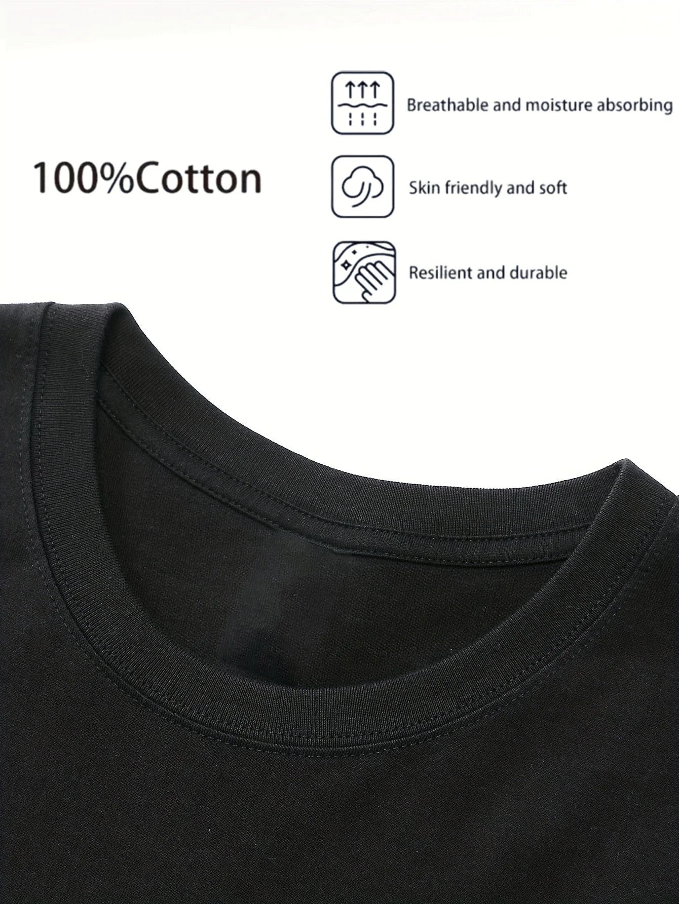 Hand-Drawn Girl Illustration T-Shirt, Artistic Style, Pure Cotton Short Sleeves, Unisex Casual Top.