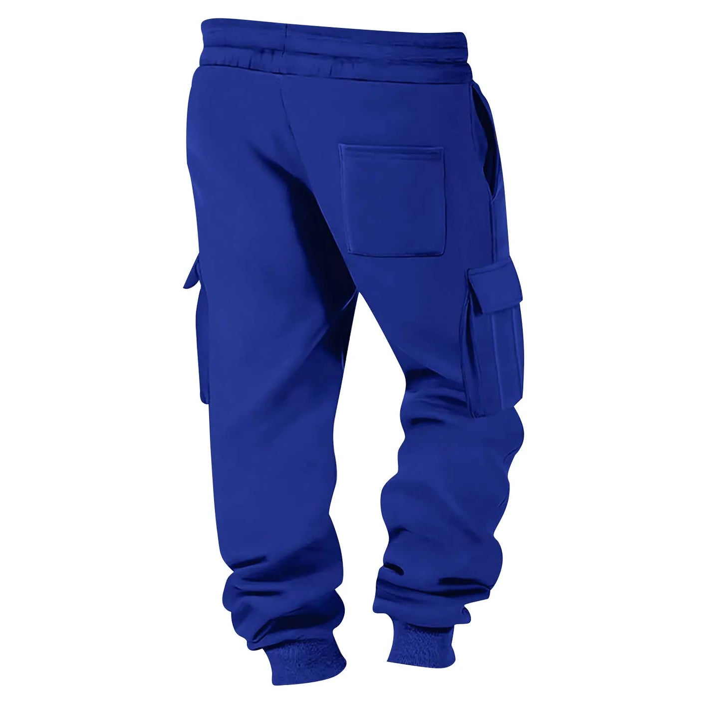 2025 Mens Sweatpants Straight Fit Joggers For Sports And Streetwear Loose Oversized Drawstring Long Pants Men Multi-Pocket Pants