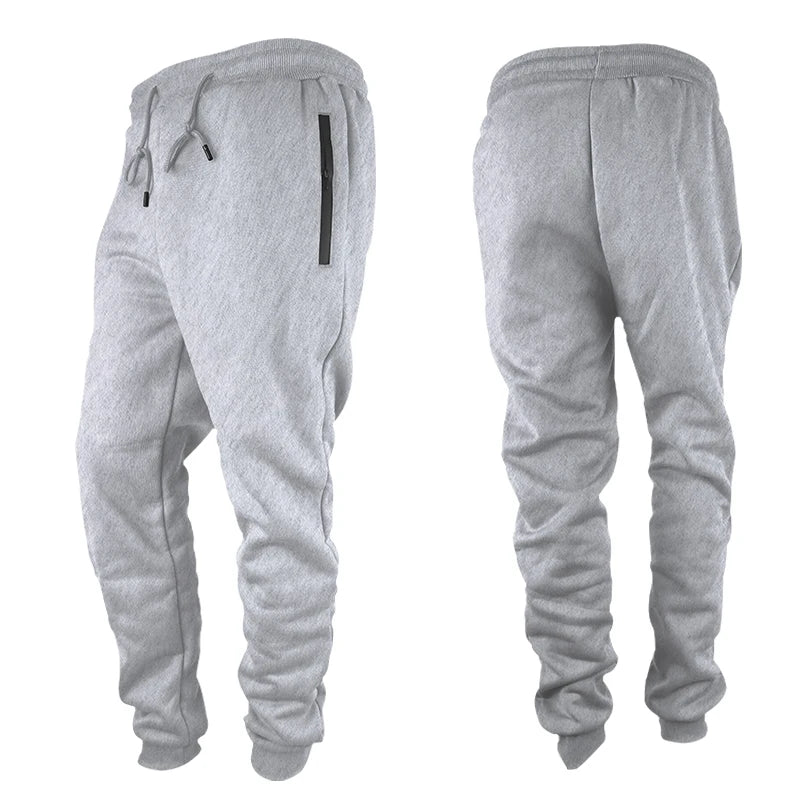Men's Sweatpants with Zipper Pockets Tapered Joggers for Men Athletic Pants for Workout, Jogging, Running