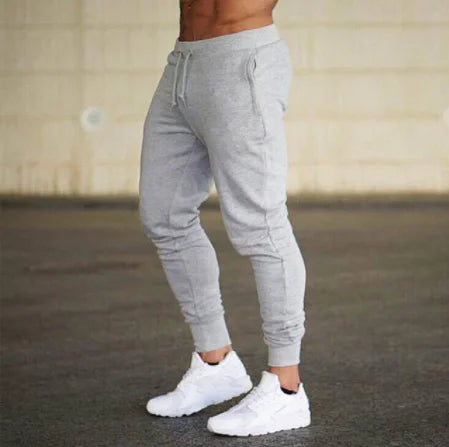 New Autumn Men's Sport Pants Casual Knitted Trousers With Zipper Pockets Solid Color Jogger pants Male pantalon chandal hombre